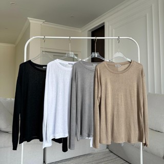 เสื้อแขนยาวสลาฟคอกลม PROMTHONG