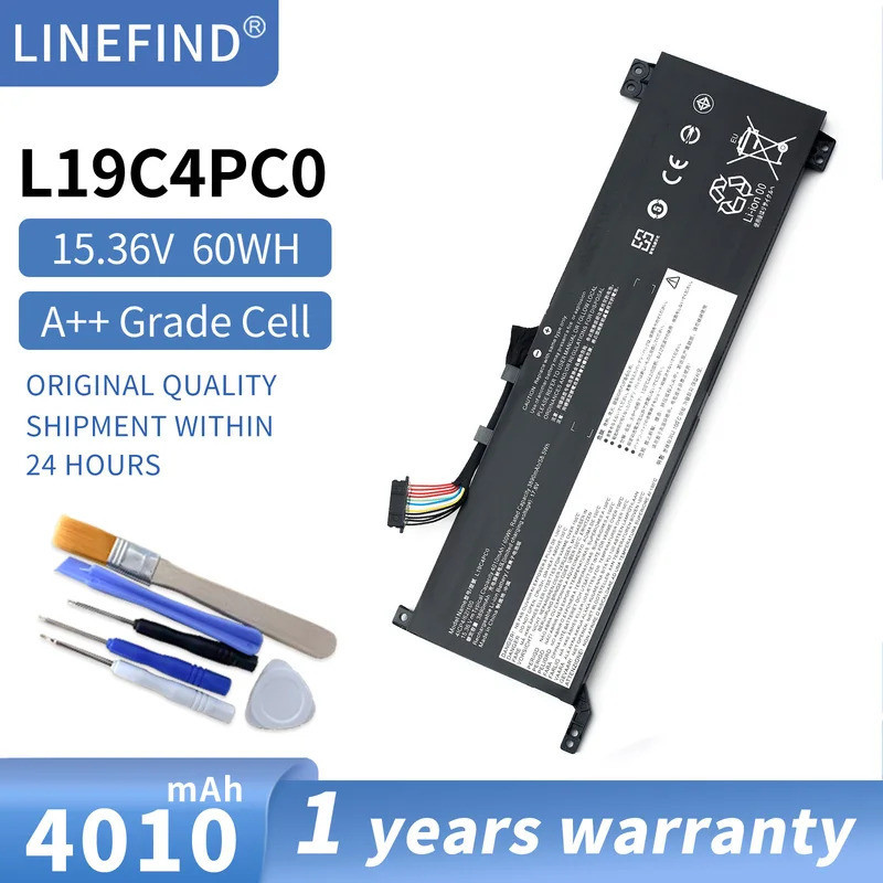 ใหม่ L19C4PC0 L19M4PC2 L19L4PC0แบตเตอรี่ L19SPC0สำหรับ Lenovo Legion 5-15ARH05,L19M4PC0 L19C4PC1 L19