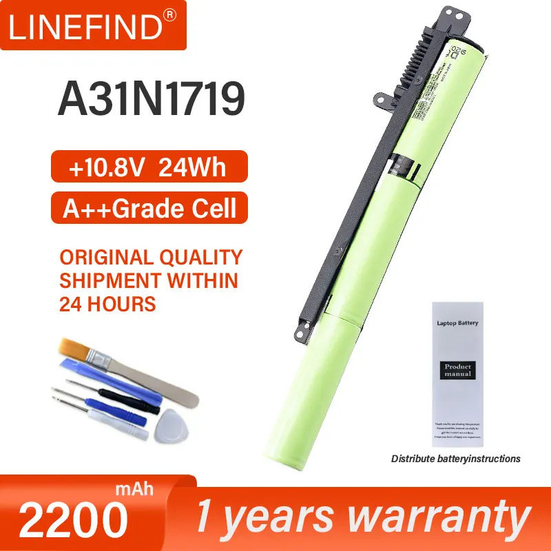 ใหม่ A31N1719แบตเตอรี่แล็ปท็อปสำหรับ Asus X407 X507 X407U F407 X407UF-1C X507U X507UABR046T X407UB1B