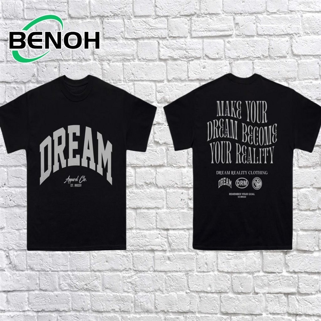 【High quality】Dream Benoh Retro Anime shirt Cartoon Fashion street culture Street style Color printi