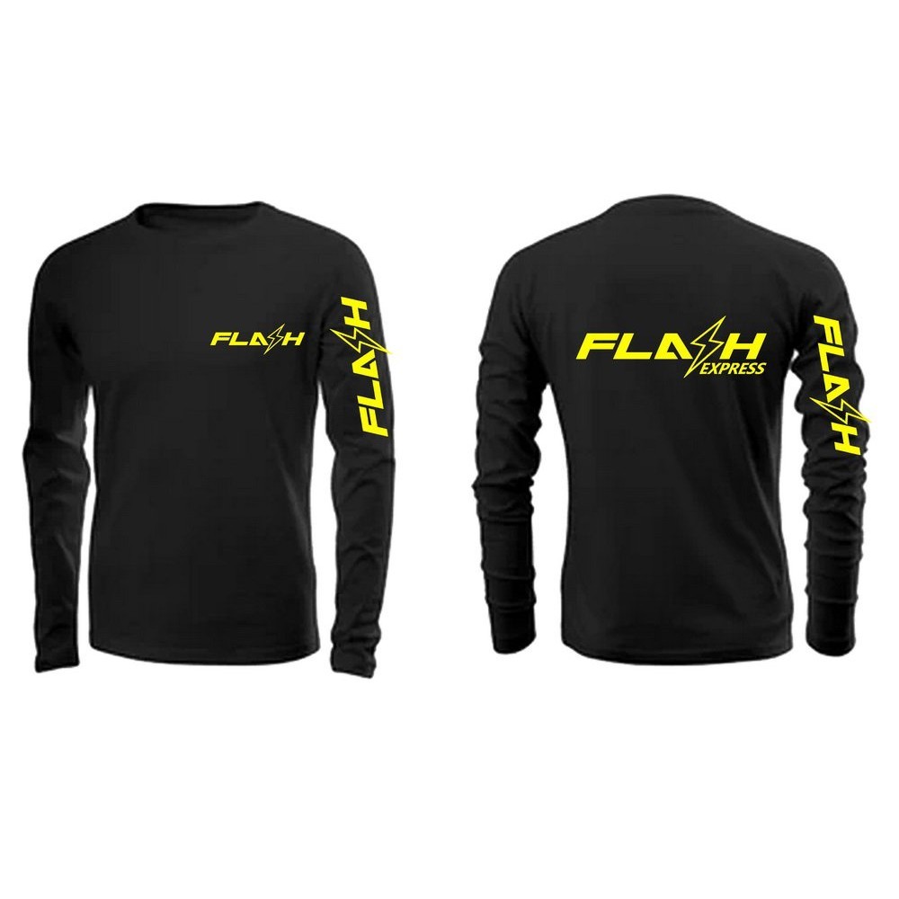 【High quality】Flash Express Long Sleeve Drifit XS to 5XL uniform shirt
