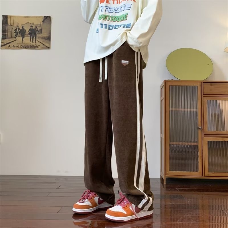 【COD】mens paracute street pants black oversized pants for men trendy loose buggy pants hiphop seda p