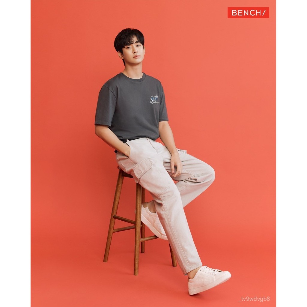 【High quality】BENCH- BOT2949 Bench x Kim Soo Hyun Men's Classic Tee