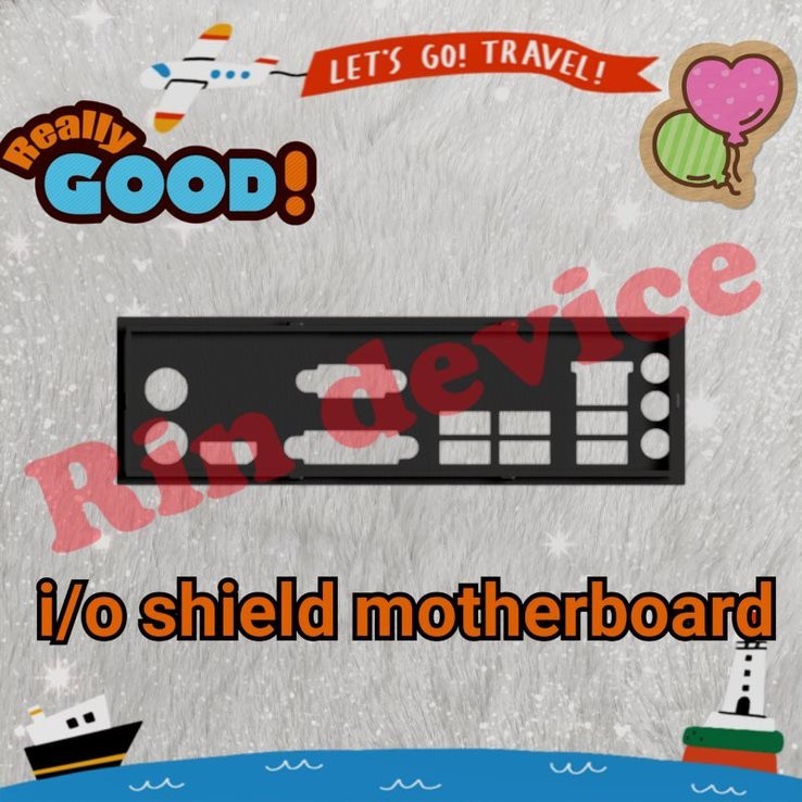 i/o shield mainboard asus p8b75 m le   #ฝาหลังเมนบอร์ด