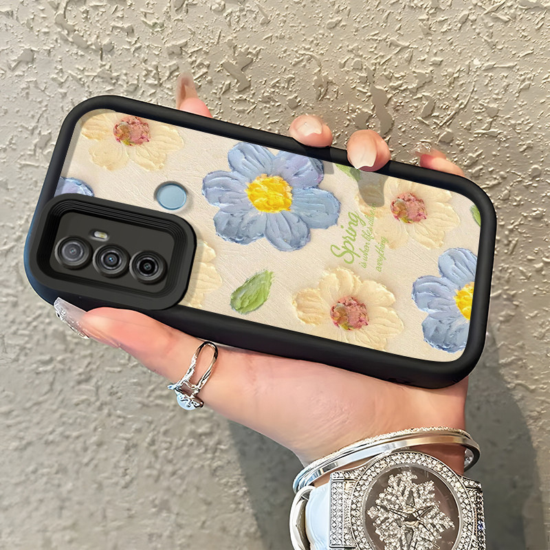 เคสสำหรับ OPPO A53 2020 A33 2020 A53s 4G A32 A11s เคสดอกไม้อ่อนโยนรูปแบบครอบ