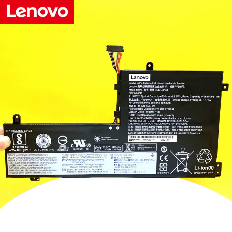 ใหม่สำหรับ Lenovo Legion Y730 Y740-15IRH Y7000 L17C3PG1 Y540-15IRH L17M3PG1 L17M3PG3แล็ปท็อปแบตเตอรี