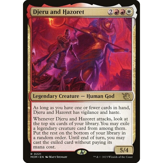 [March of the Machine] - [MOM] - (R) -[Djeru and Hazoret] - [2023]
