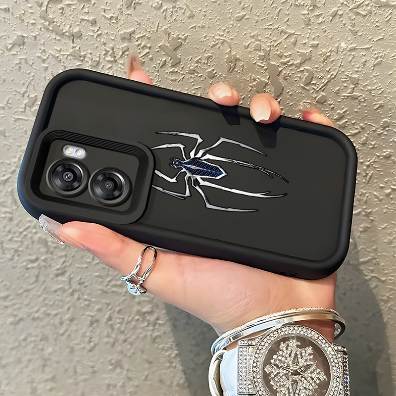 เคสสำหรับ OPPO A57 2022 A77 A2022 A57s A57e A77s เคสครแมงมุมค้างคาวป้องกันการตก