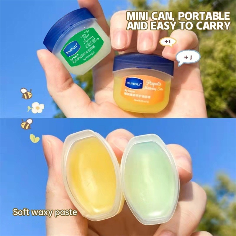 glamcharm Vaseline วาสลีน ลิปบาล์ม มอยส์เจอไรซิ่ง ลิปแคร์ ลิปสติกป้องกันรอยแตก