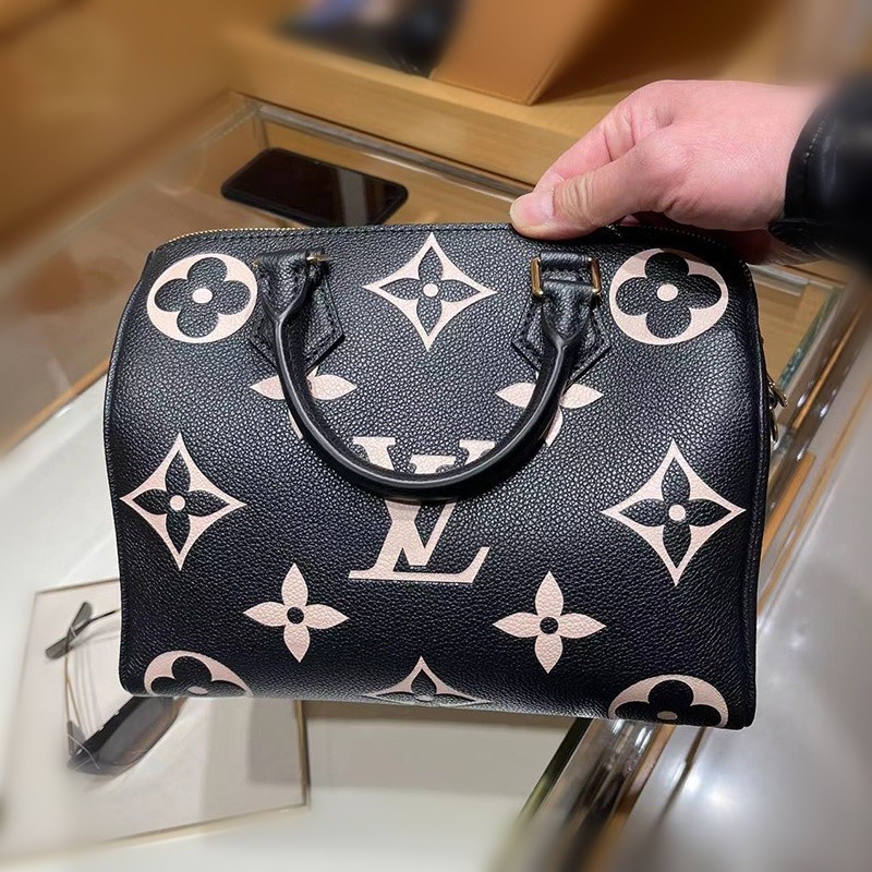 LV หลุยส์ วิตตอง M58947 SPEEDY BANDOULIÈRE 25 กระเป๋าหมอนกระเป๋าถือกระเป๋าสะพายกระเป๋าสะพายข้าง