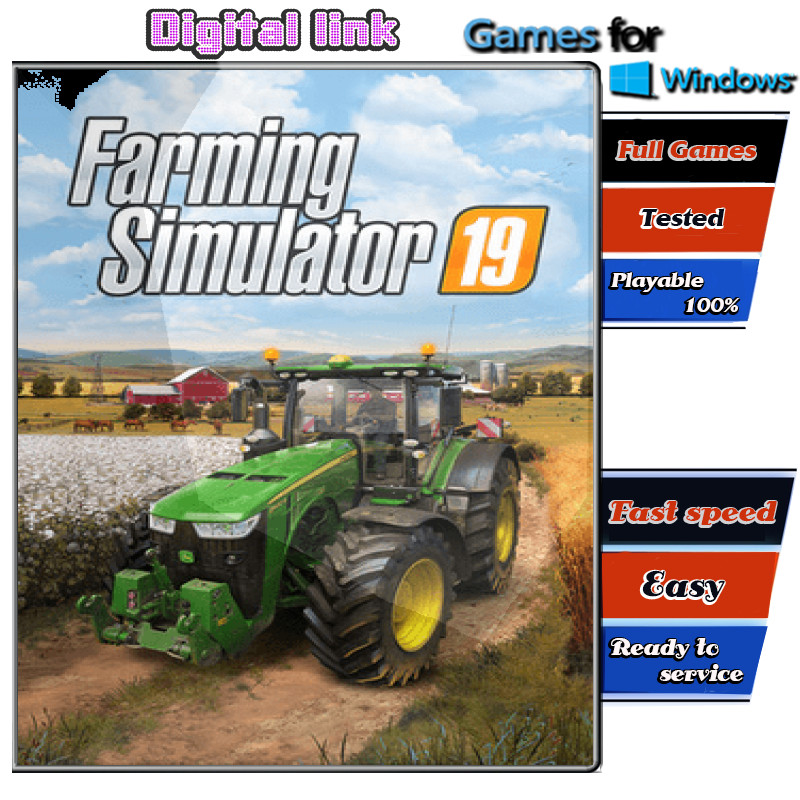 Farming Simulator 19 Platinum Edition เกม PC Game คอมพิวเตอร์ USB เสียบเล่นได้เลย