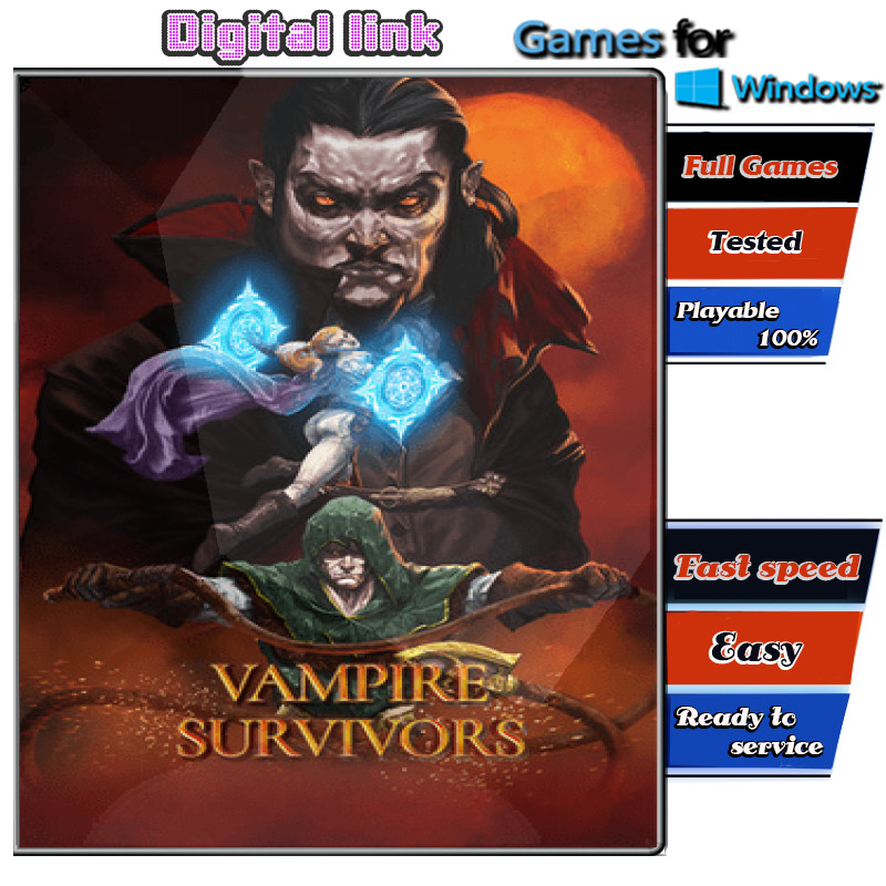 Vampire Survivors เกม PC Game คอมพิวเตอร์ USB เสียบเล่นได้เลย