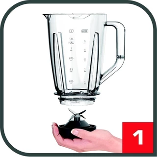 Tefal เครื่องปั่นอเนกประสงค์ BLENDER BLENDFORCE กำลังไฟ 600 วัตต์ ขนาดความจุ 2 ลิตร รุ่น BL42S166-White