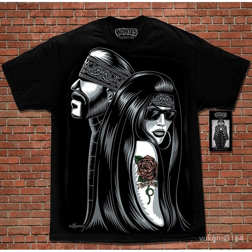 Chicano Art Lowrider Cali Life David Gonzales Homies T Shirt