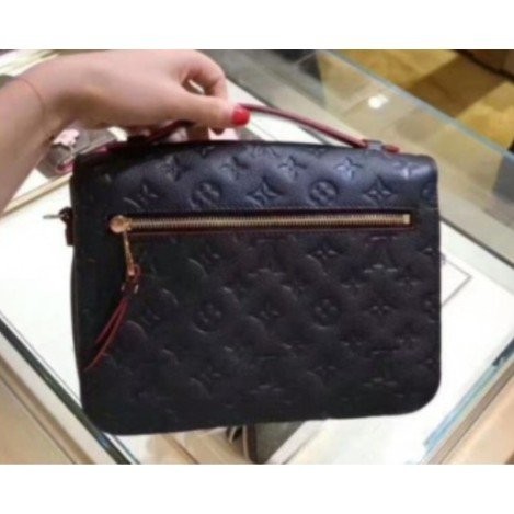 LV POCHETTE METIS M41487 กระเป๋าสะพายข้างสีดำล้วนรุ่นขายดี Empreinte M44071