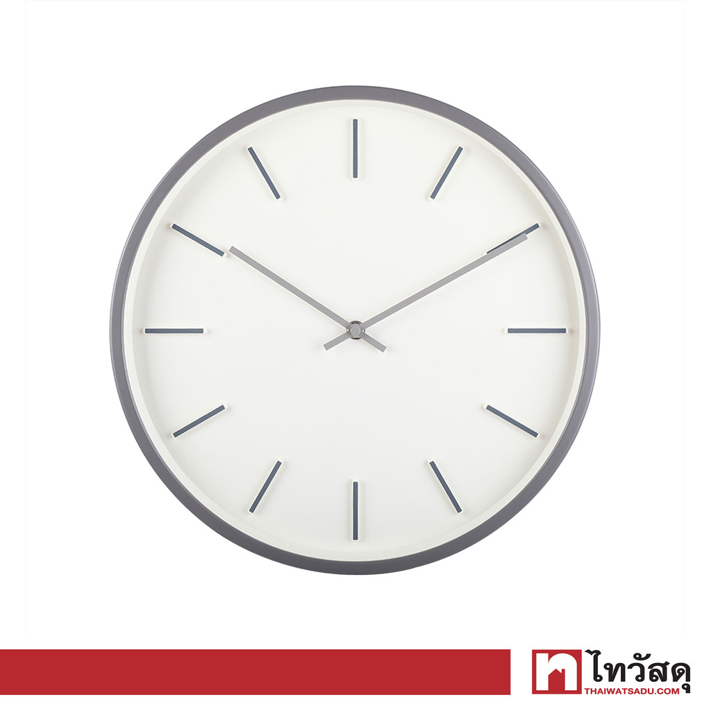 KASSA HOME นาฬิกาแขวนผนัง รุ่น 221.85260-WH สีขาว - เทา