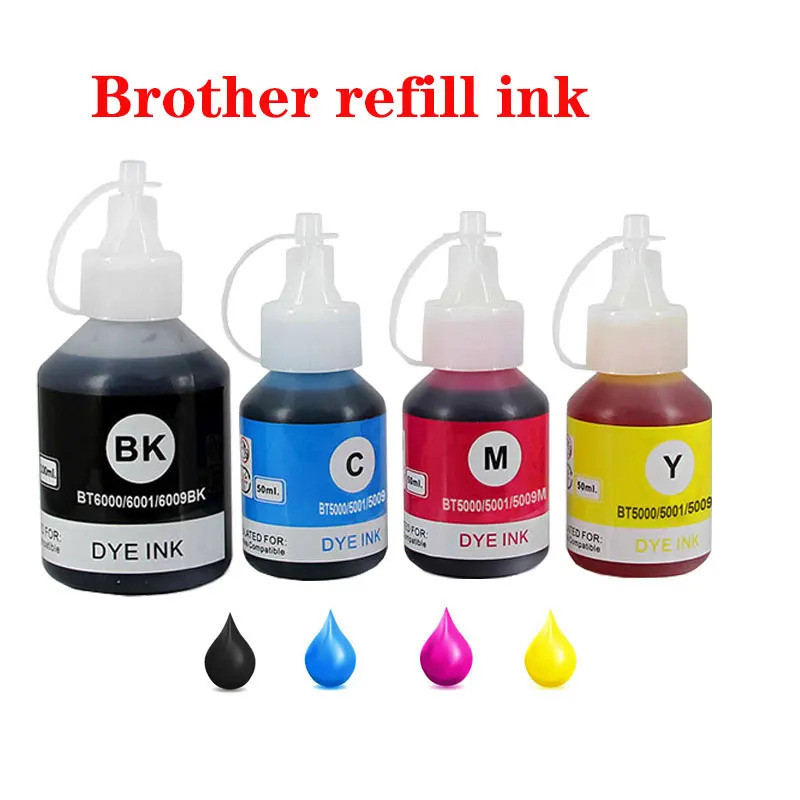 BT6000 BT5000 Refill Ink Kit  For Brother DCP-T500W DCP-T510W DCP-T520W DCP-T700W DCP-T710W DCP-T720