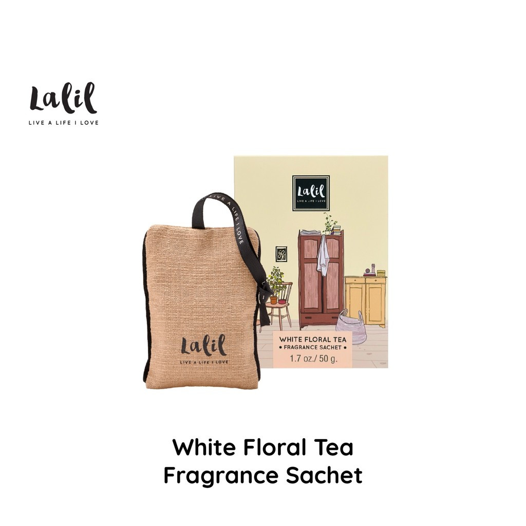 (New Arrival) Lalil White Floral Tea Fragrance Sachet 50g