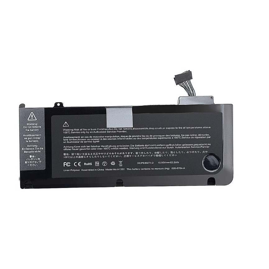 แบตเตอรี่ A1322 model A1278 ยกเว้นรุ่น Retina Display รับประกัน 6เดือน (Mid 2009 - Mid 2012)