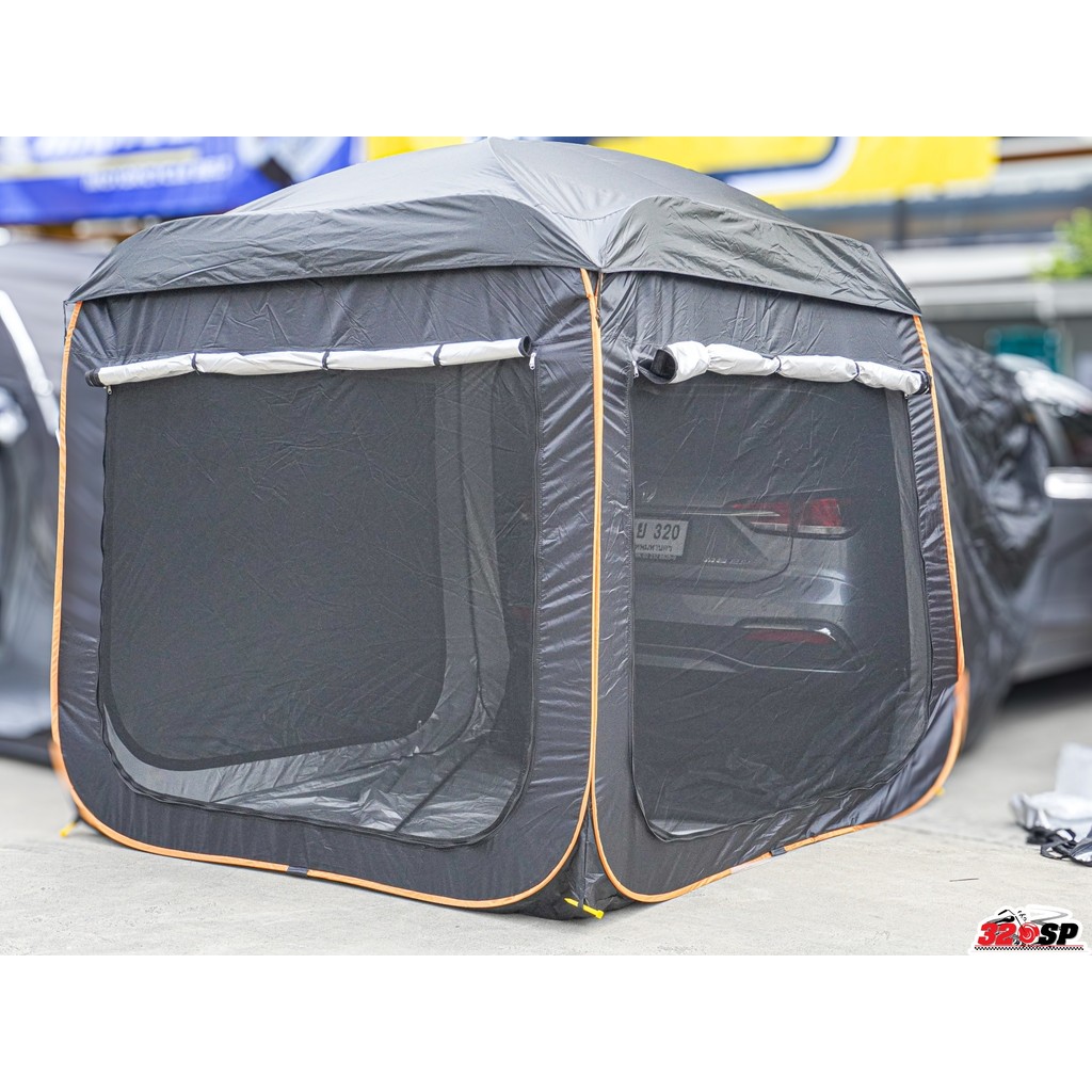 มีของพร้อมส่ง!! เต้นท์สนามติดรถยนต์ EV เต้นท์รถไฟฟ้า เต้นท์สปริงติดรถยนต์ เล็กพกพาง่าย ใช้งานสะดวก ส่งไว!! 320sp - รูปที่ 5