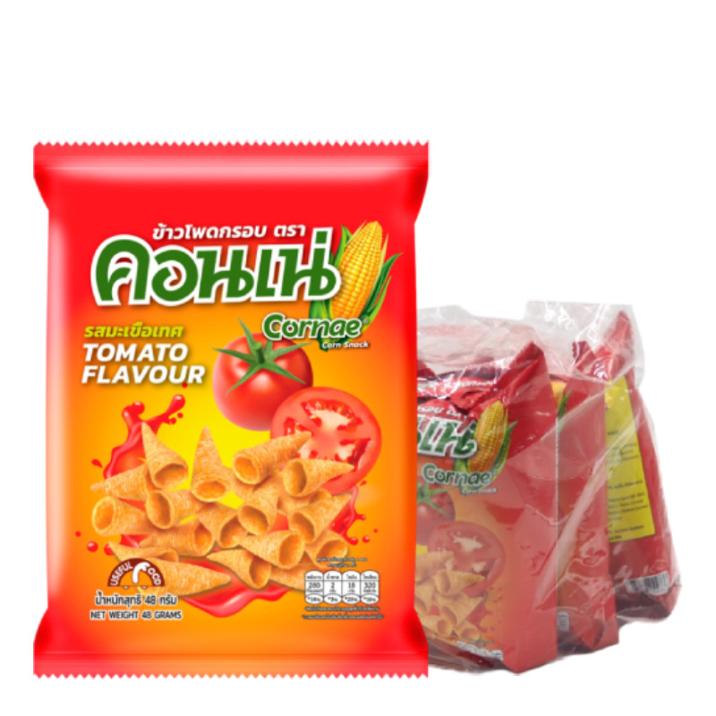 คอนเน่ ข้าวโพดอบกรอบ รสมะเขือเทศ 48 ก. x 3