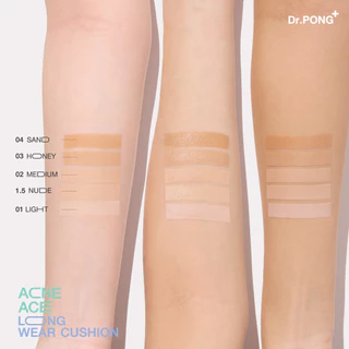คุชชั่นลดสิว Dr.PONG ACNE ACE LONGWEAR CUSHION คุมมัน ติดทนกันน้ำ ไม่หลุดง่าย ยืนยันด้วยงานวิจัย