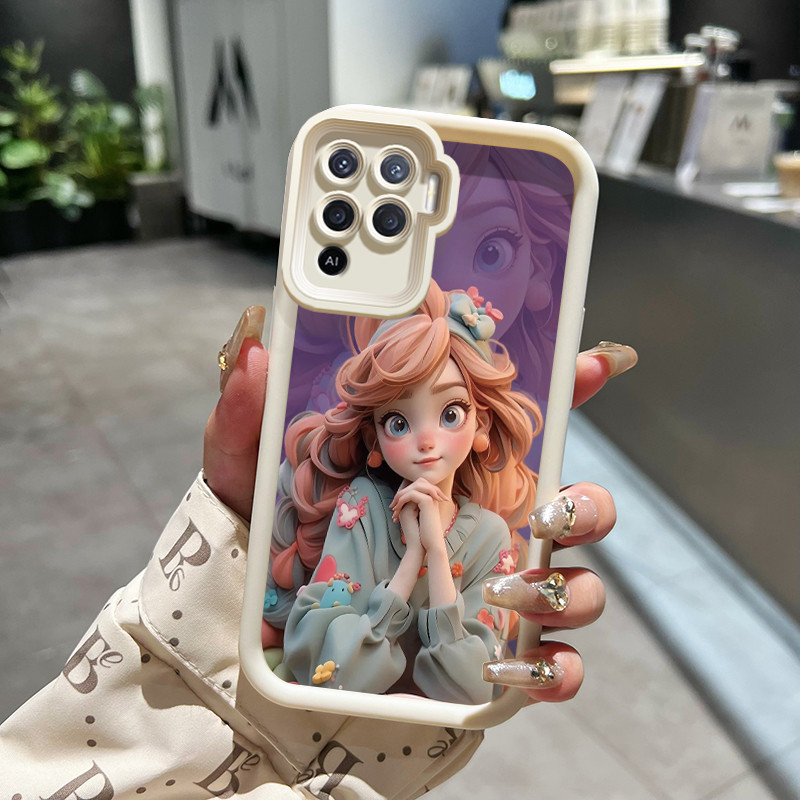 เคสสำหรับ OPPO A94 F19 Pro Reno 5F Reno 5 Lite เคสครอบปกป้องนิ่มเคสมือถือกันกระแทกซิลิโคน