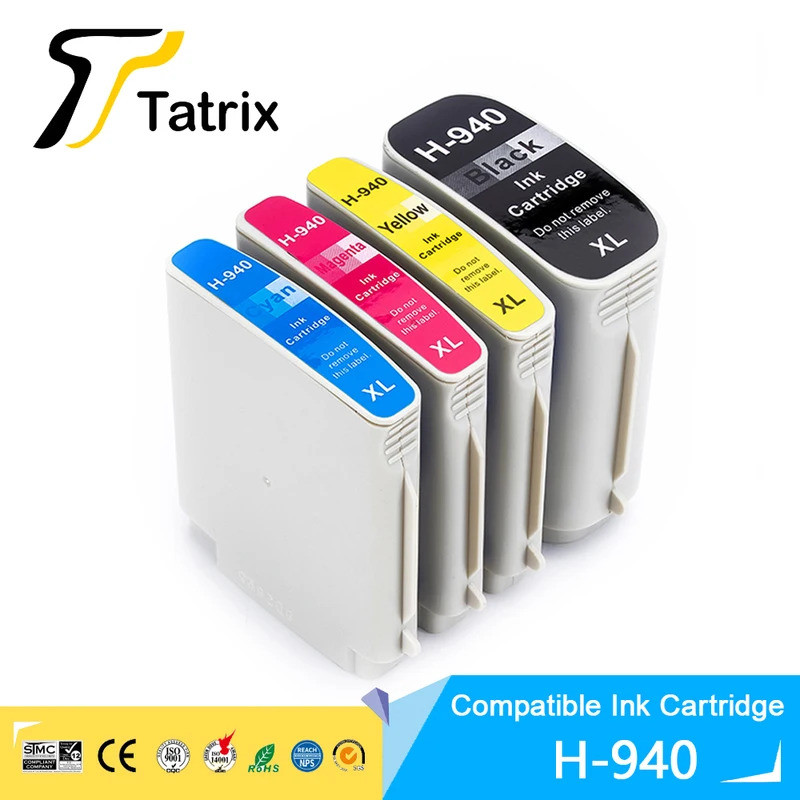 พร้อมชิป HP 940XL HP 940ตลับหมึกสำหรับ HP 940XL (940 XL) สำหรับ HP OfficeJet Pro 8000 8500a 8500
