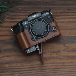 เคสกระเป๋าใส่กล้อง หนัง สีเขียว สําหรับ Fuji XT30II XT5 XT200 XT3 XT20 XT4 XS10