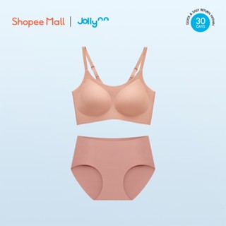 [ซื้อ 1 แถม 1] Jollynn เซ็ตบราพร้อมกางเกงชั้นใน Cloud Zero Touch (N Strap)+Zero Touch Panties (Low waist) โจลีน