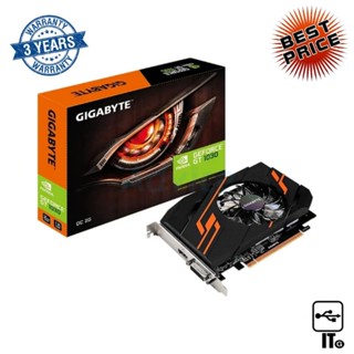 VGA GIGABYTE GEFORCE GT 1030 OC - 2GB GDDR5 [GV-N1030OC-2GI] ประกัน 3Y การ์ดจอ กราฟิกการ์ด