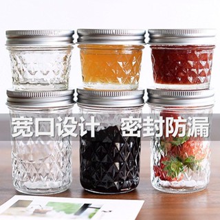 ┇▬✥แก้วทนอุณหภูมิสูง Jam Jar ข้าวโอ๊ตอาหารเช้าถ้วยน้ำผึ้ง Bird s Nest กระป๋องขวด Milkshake โยเกิร์ตไอศกรีมสลัดถ้วย