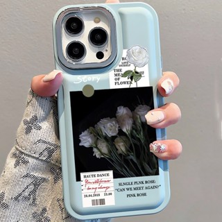 เคสโทรศัพท์มือถือ ลายดอกกุหลาบ สีขาว สําหรับ iPhone 14Promax 13 12 11 7Plus X XR xsmax
ปกอ่อน