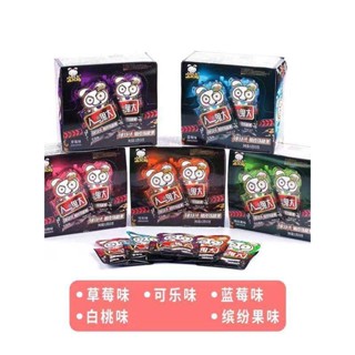 ☎☍♗ลูกอมฮาโลวีนผลไม้รสMan Imp Big Skullกรอบลูกปัดเยลลี่ลูกอมเด็กเล็กกระเป๋าSnack Pack VKBB