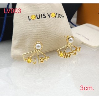 ต่างหู ตุ้มหู LV พร้อมส่ง ถูกที่สุด!!งานดีสุด!!LV002