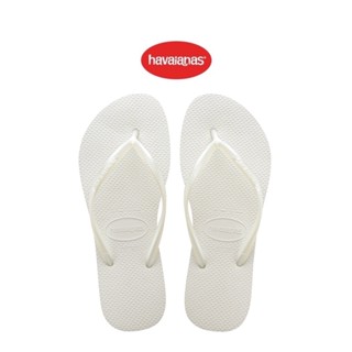 Havaianas รองเท้าแตะผู้หญิง Slim Flip Flops - White รุ่น 40000300001WTXX