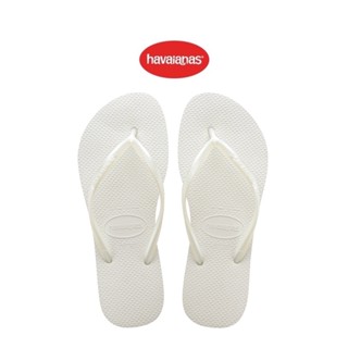 Havaianas รองเท้าแตะผู้หญิง Slim Flip Flops - White รุ่น 40000300001WTXX