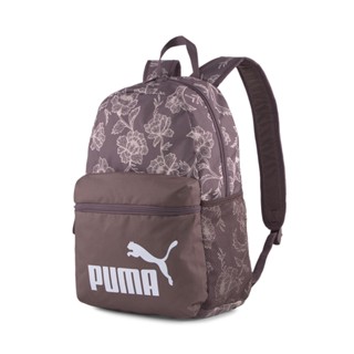 PUMA BASICS - กระเป๋าเป้สะพายหลัง Phase Printed Backpack สีม่วง - ACC - 07804608