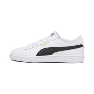 PUMA BASICS - รองเท้าผ้าใบ Smash 3.0 L สีขาว - FTW - 39098711