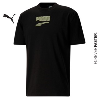 PUMA EVOLUTION - เสื้อยืดผู้ชาย Downtown Logo สีดำ - APP - 53566951