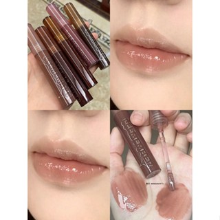 ▼☄LEEMEMBER/Li Meng Lava Chocolate Lip Gloss Mirror Glaze ลิปสติกให้ความชุ่มชื้น Hydrating Moisturizing Parity