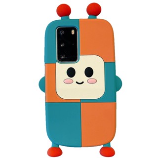 เคสโทรศัพท์มือถือ ลายหุ่นยนต์น่ารัก สามมิติ สําหรับ Huawei p40pro Q version p60 p50pro p50e super p30pro nova11