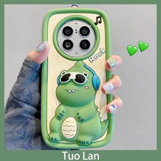 เคสโทรศัพท์มือถือ ลายการ์ตูนไดโนเสาร์ แว่นตากันแดด สามมิติ สําหรับ Huawei mate40pro mate50pro mate30pro