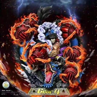 Figure One Piece [รุ่นคุณภาพสูง]Luffy Ape King Crow Cannon VS Kaido gk รูปปั้นเคร（สูงประมาณ 24 ซม）