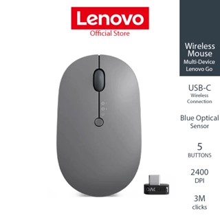 LENOVO Wireless Multi-Device Mouse Lenovo Go (Storm Grey) - GY51C21211 (เม้าส์ไร้สาย)