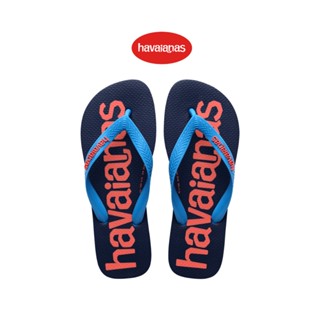 Havaianas รองเท้าแตะ Top Logomania 2 Flip Flops - Turquoise Blue รุ่น 41457410212BLXX (รองเท้าแตะ รองเท้าแตะหญิง รองเท้าแตะชาย)