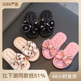 [พร้อมส่ง] _ พร้อมส่ง รองเท้าแตะ พื้นนิ่ม กันลื่น สไตล์เกาหลี แฟชั่นฤดูร้อน สําหรับเด็กผู้หญิง