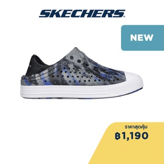 Skechers สเก็ตเชอร์ส รองเท้าเด็กผู้ชาย Boys Shoes - 406455L-RYBK Eva, Foamies, Hanger Optional