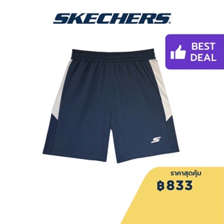 Skechers สเก็ตเชอร์ส กางเกงขาสั้นผู้ชาย Men Performance Shorts - SP22Q4M419-SEBL