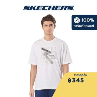 Skechers สเก็ตเชอร์ส เสื้อยืดแขนสั้นผู้ชาย Men Short Sleeve Tee - SL22Q4M300-0019